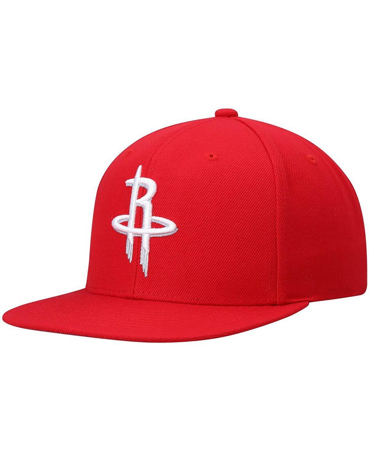 Mens Mitchell & Ness Houston Rockets Ground 2.0 Snapback Hat Product Image