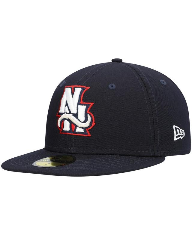 Mens New Era Navy New Hampshire Fisher Cats Authentic Collection Team Alternate 59FIFTY Fitted Hat Product Image