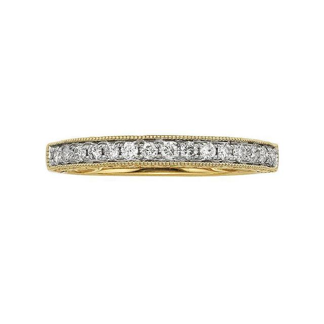 The Regal Collection 14k Gold 1/4-ct. T.W. IGL Certified Diamond Wedding Ring, Womens 14k White Gold Product Image