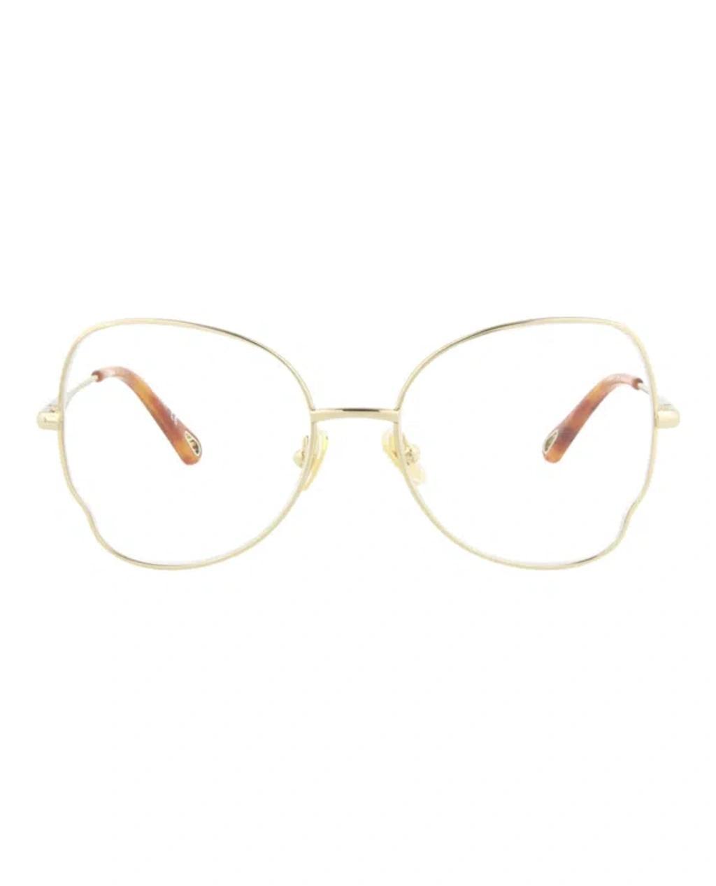 Round-frame Metal Optical Frames In White product image