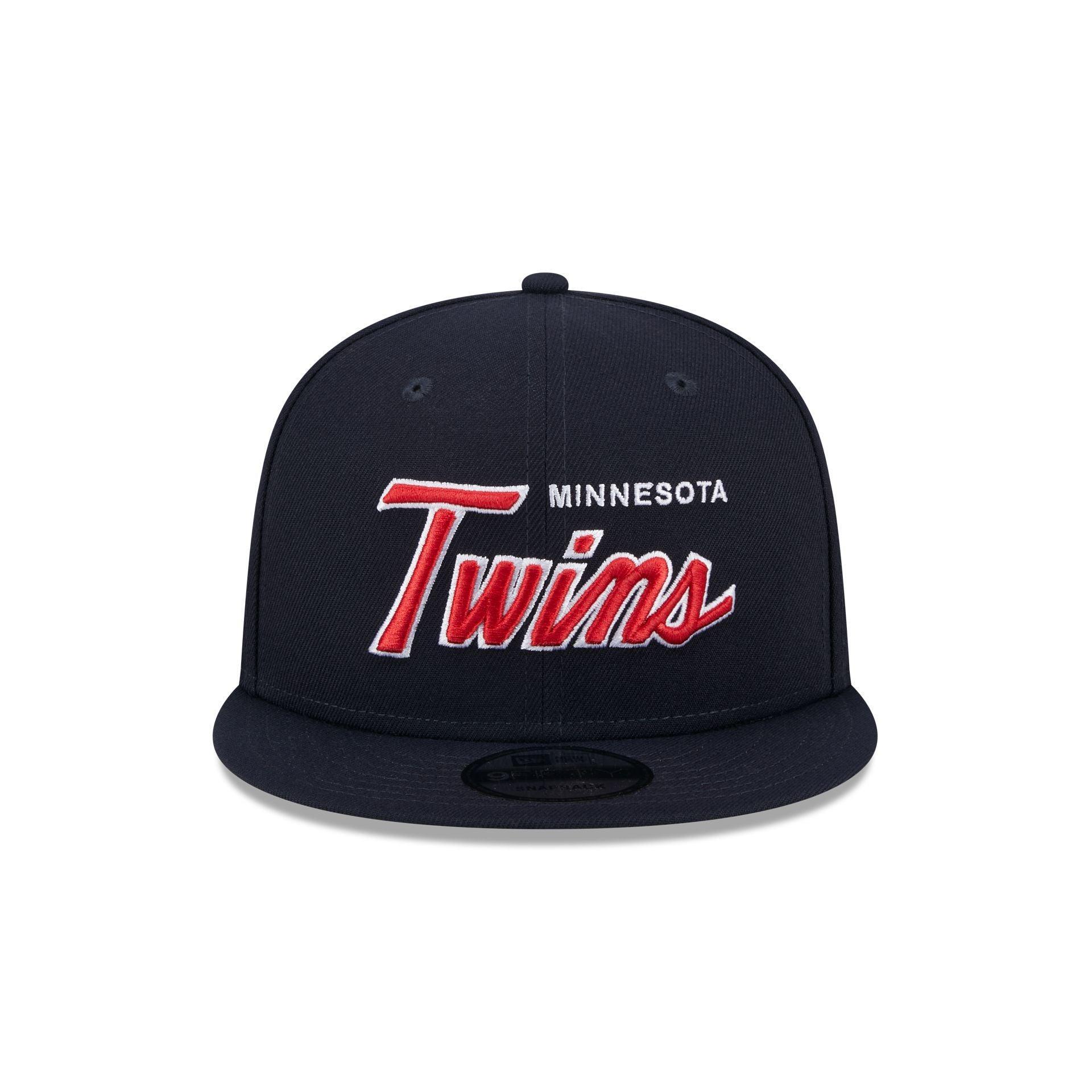 Minnesota Twins Wordmark 9FIFTY Snapback Hat Male Product Image