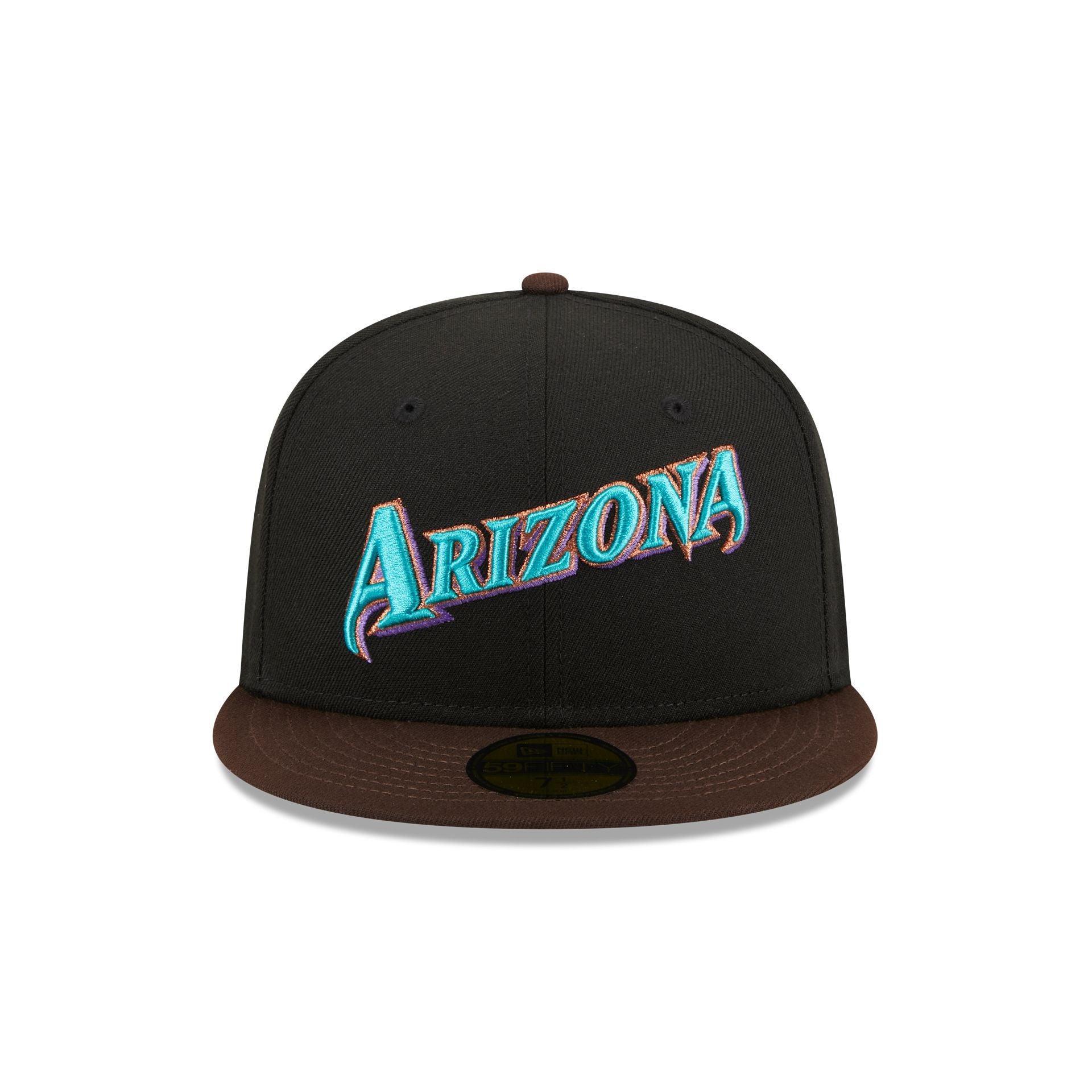 Arizona Diamondbacks Chocolate Visor 59FIFTY Fitted Hat Male Product Image