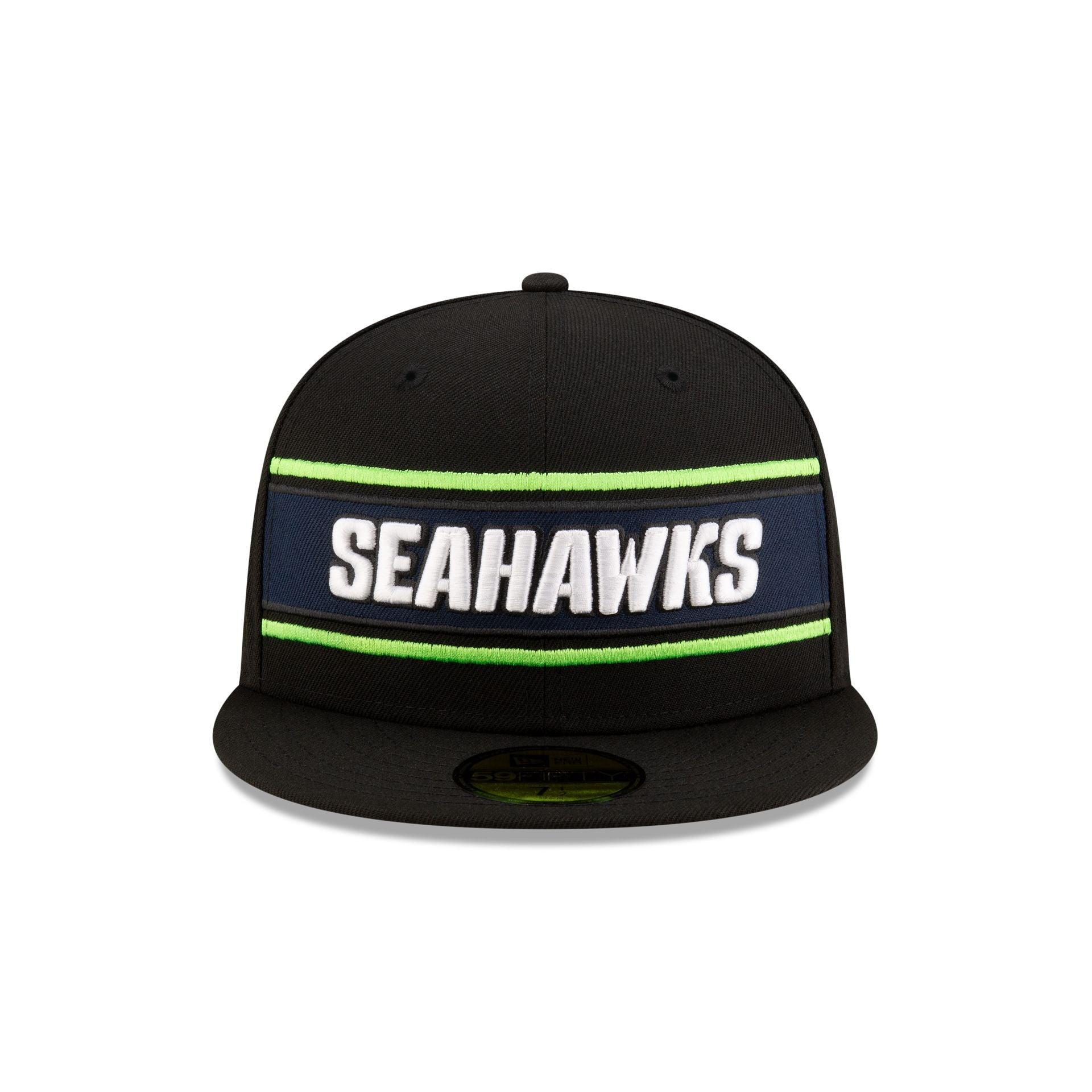 Seattle Seahawks 2024 Sideline Black 59FIFTY Fitted Hat Male Product Image