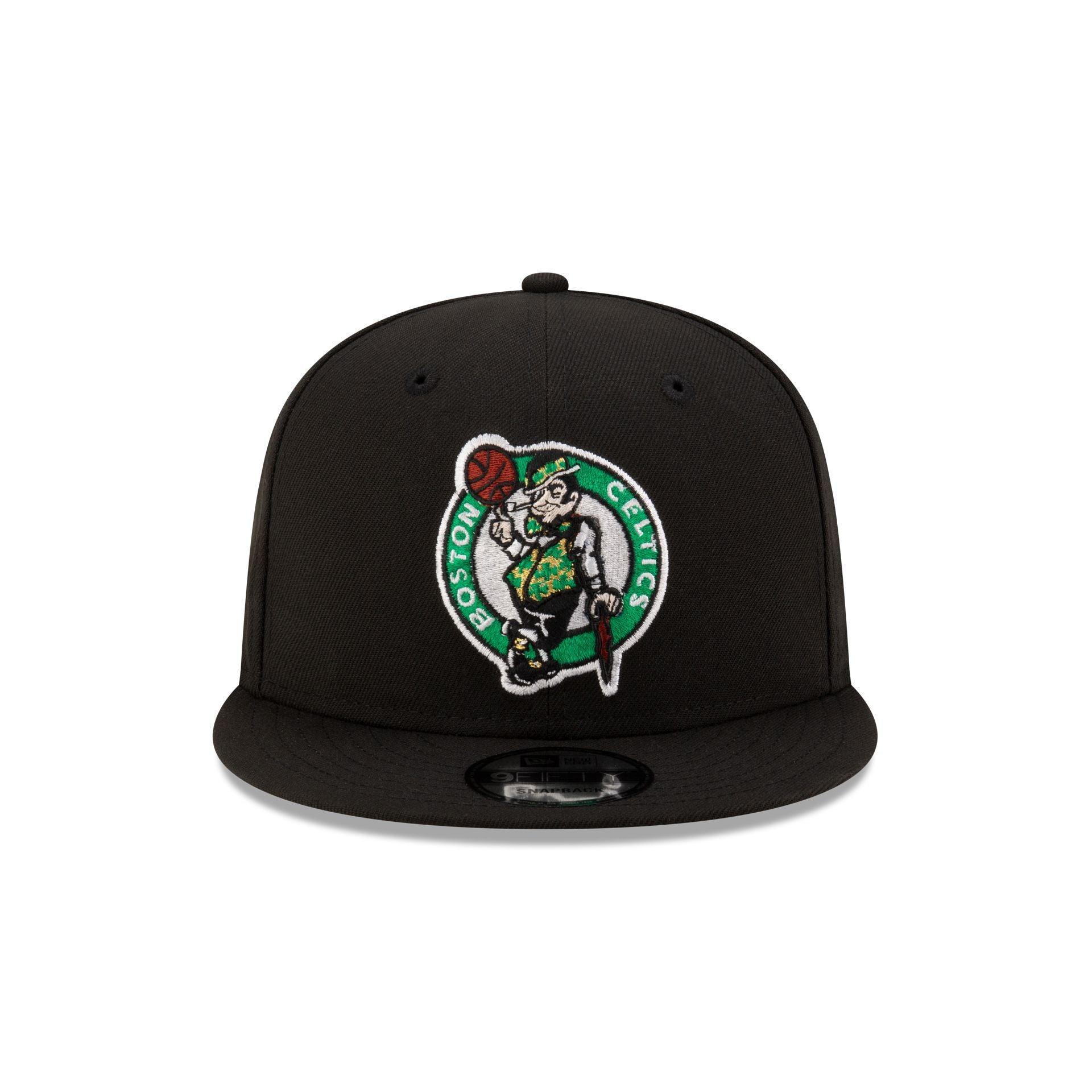 Boston Celtics Basic Black 9FIFTY Snapback Hat Male Product Image