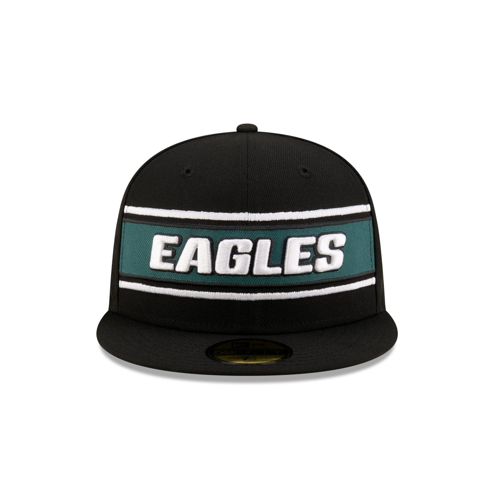 Philadelphia Eagles 2024 Sideline Black 59FIFTY Fitted Hat Male Product Image