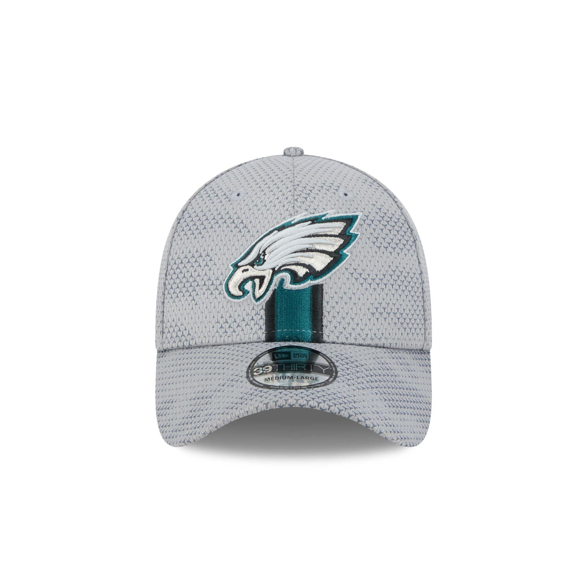 Philadelphia Eagles 2024 Sideline Gray 39THIRTY Stretch Fit Hat Male Product Image