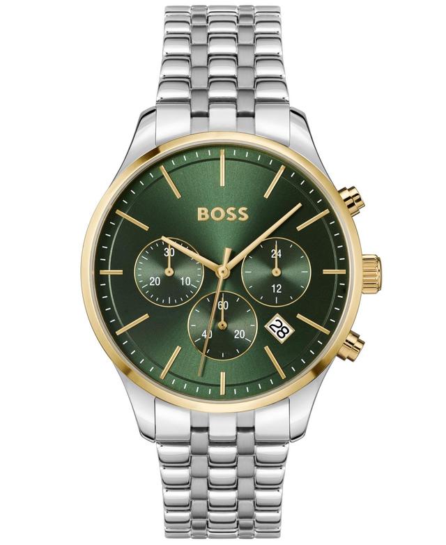 Hugo Boss Mens Chronograph Avery Stainless Steel Bracelet Watch 42mm Product Image