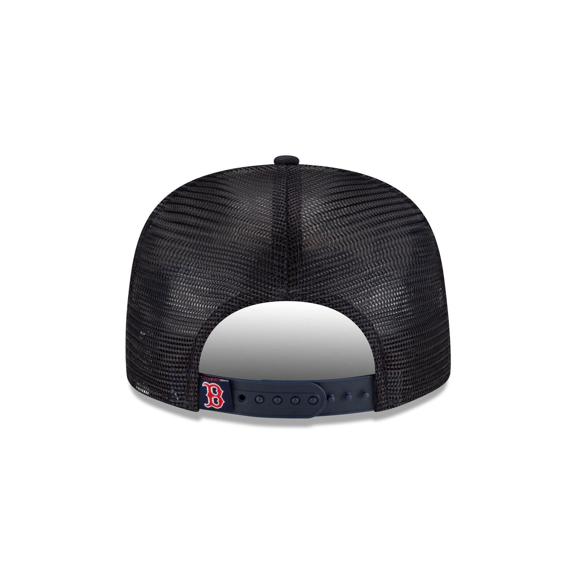 Boston Red Sox Court Sport 9FIFTY A-Frame Trucker Hat Male Product Image