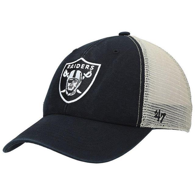 Mens 47 Black Las Vegas Raiders Flagship MVP Snapback Hat Product Image