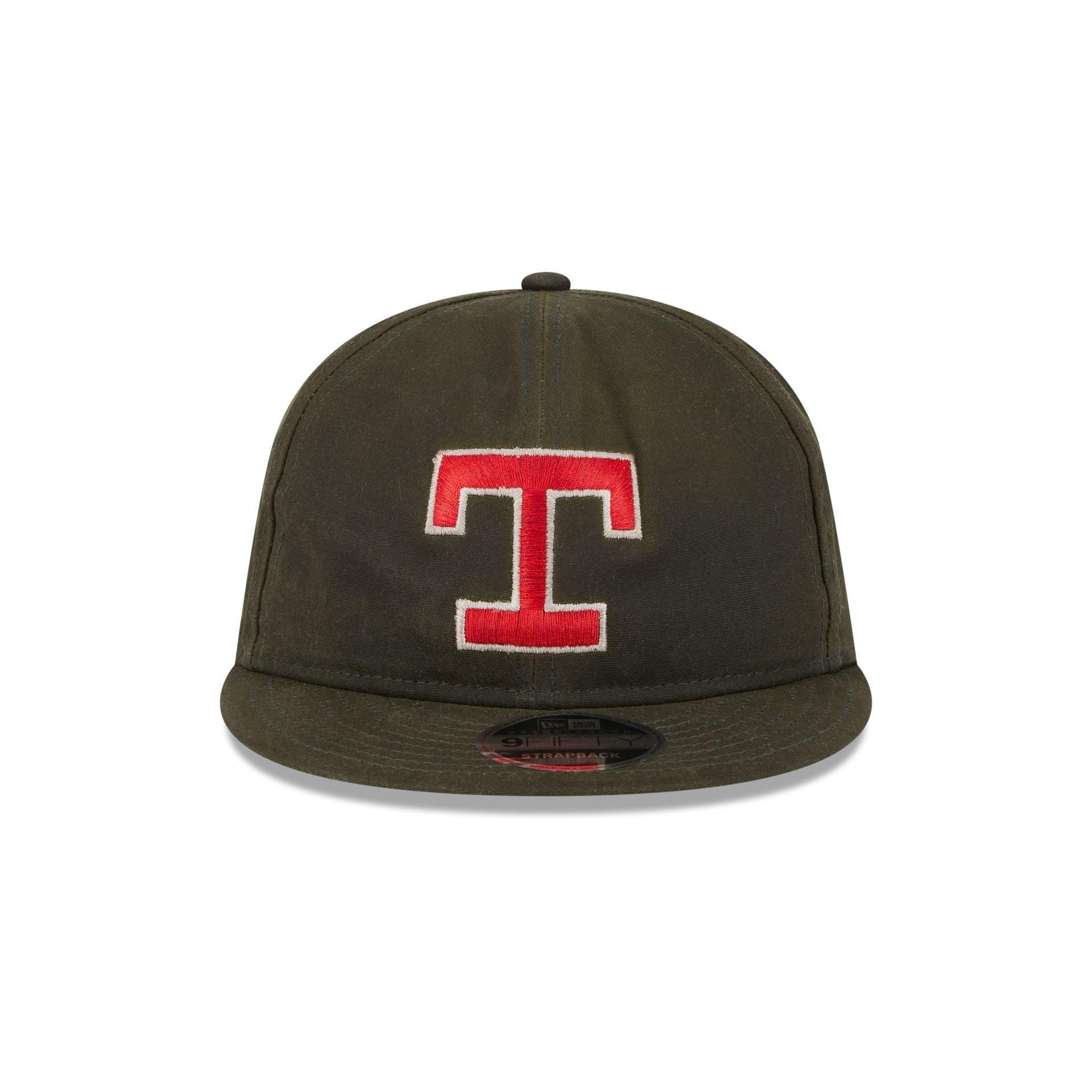 Texas Rangers Rifle Green Retro Crown 9FIFTY Adjustable Hat Male Product Image