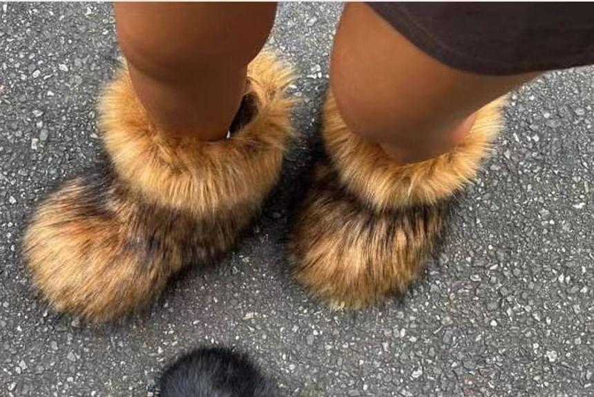 Faux Fur Short Boots product image