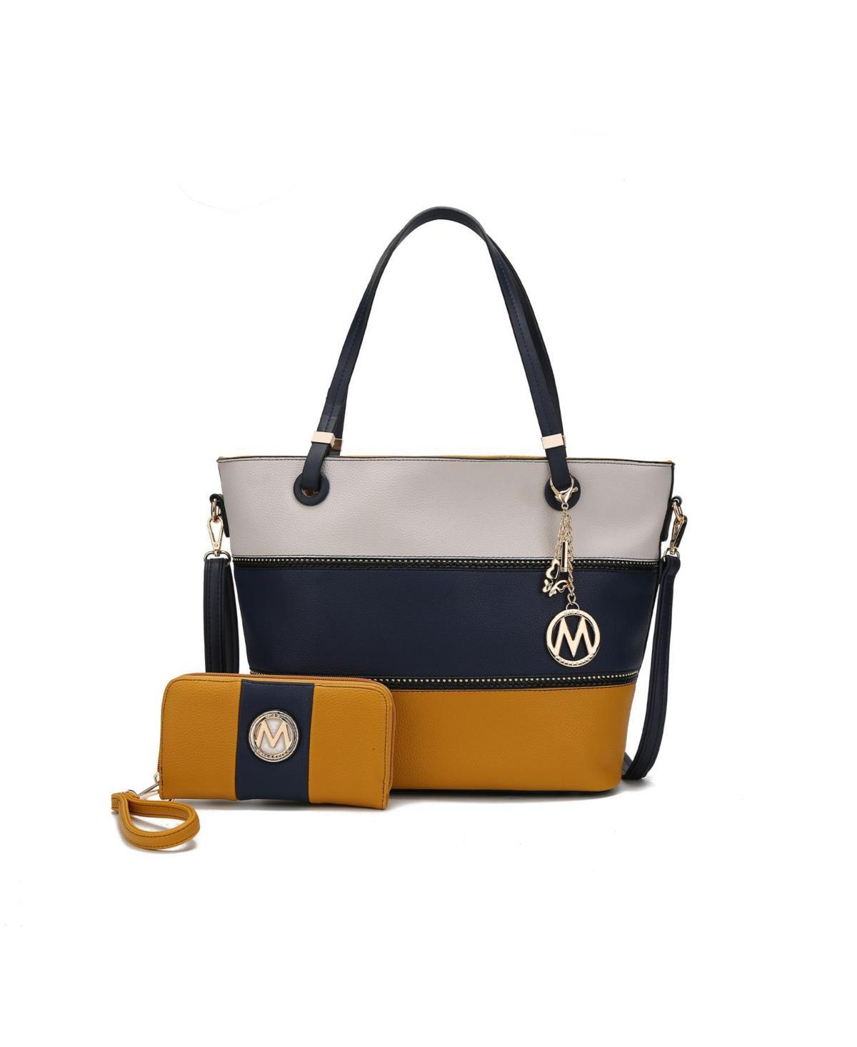 Mkf Collection Vallie Color-Block Women s Tote Bag by Mia K Product Image