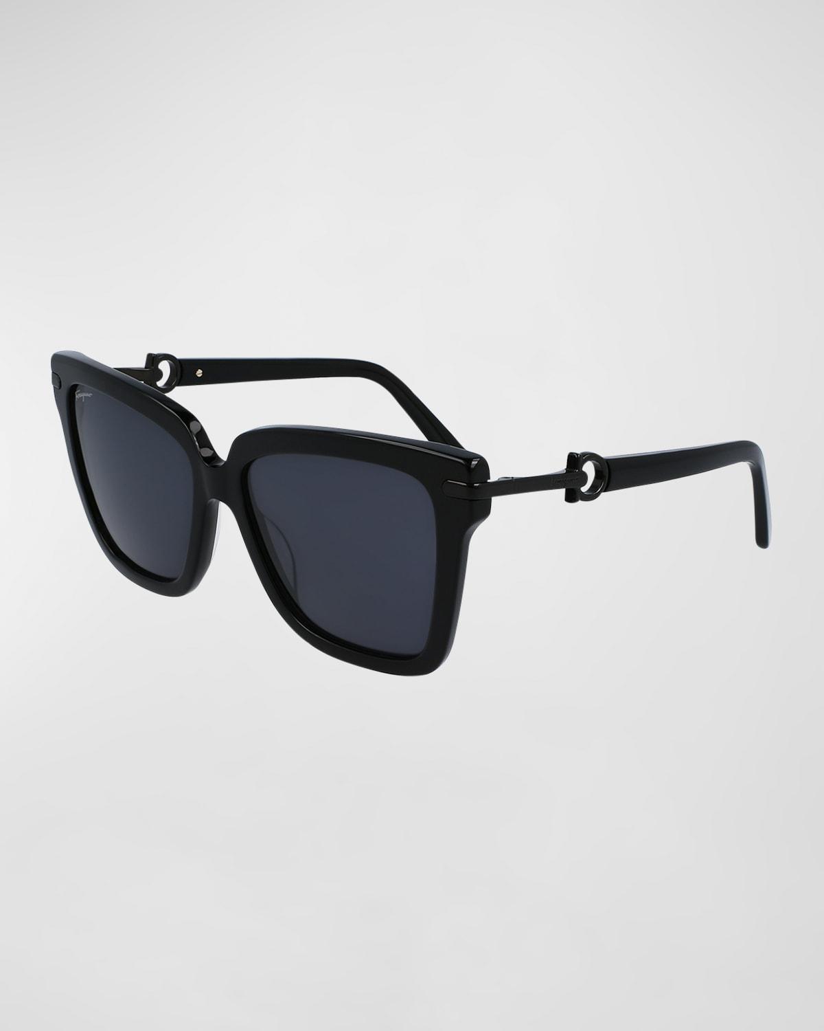 Ferragamo Gancini Square Sunglasses, 57mm Product Image