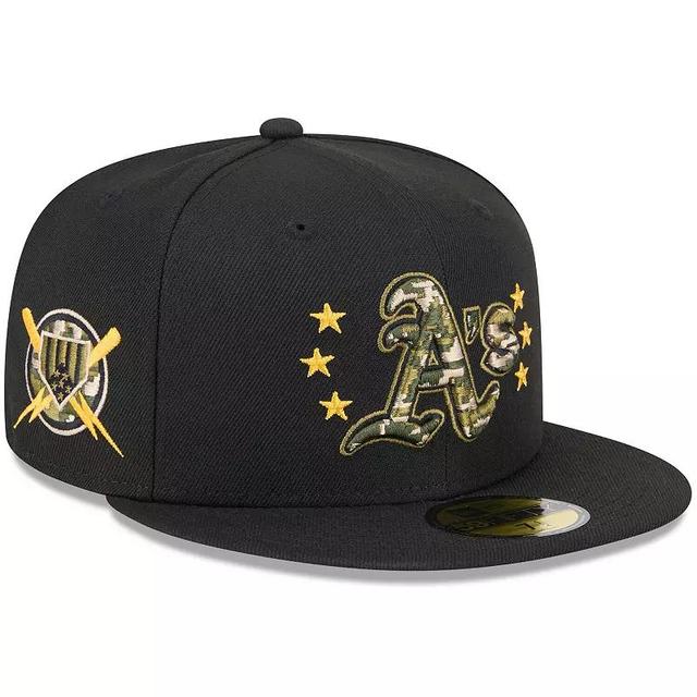 Mens New Era Oakland Athletics 2024 Armed Forces Day On-Field 59FIFTY Fitted Hat Product Image