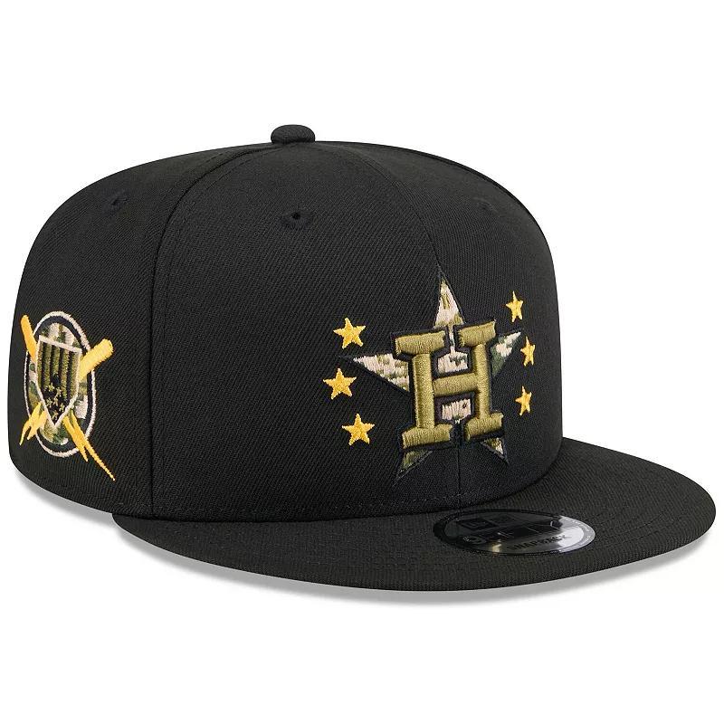 Mens New Era Houston Astros 2024 Armed Forces Day 9FIFTY Snapback Hat Product Image