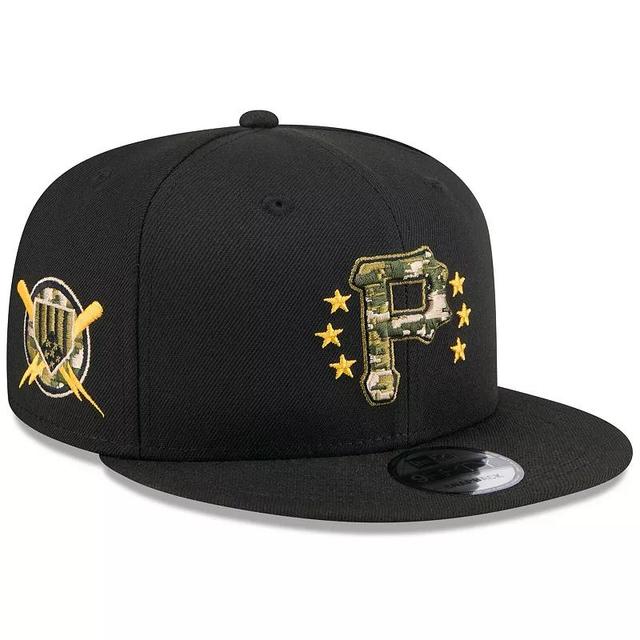 Mens New Era Pittsburgh Pirates 2024 Armed Forces Day 9FIFTY Snapback Hat Product Image