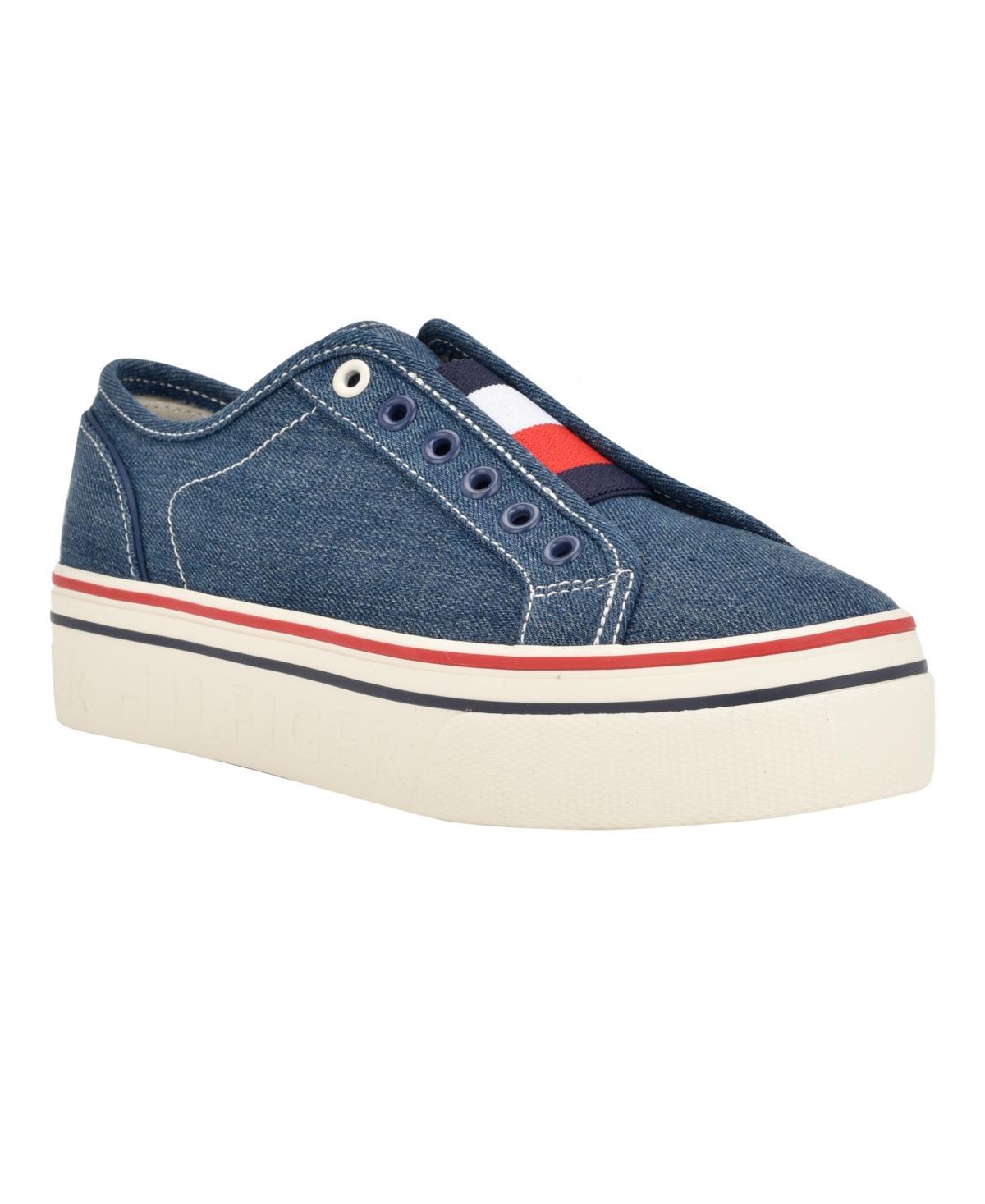 Tommy Hilfiger Womens Balie Casual Platform Slip on Sneakers Product Image