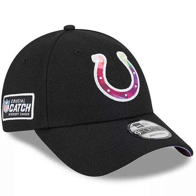 Mens New Era Indianapolis Colts 2023 NFL Crucial Catch 9FORTY Adjustable Hat Product Image