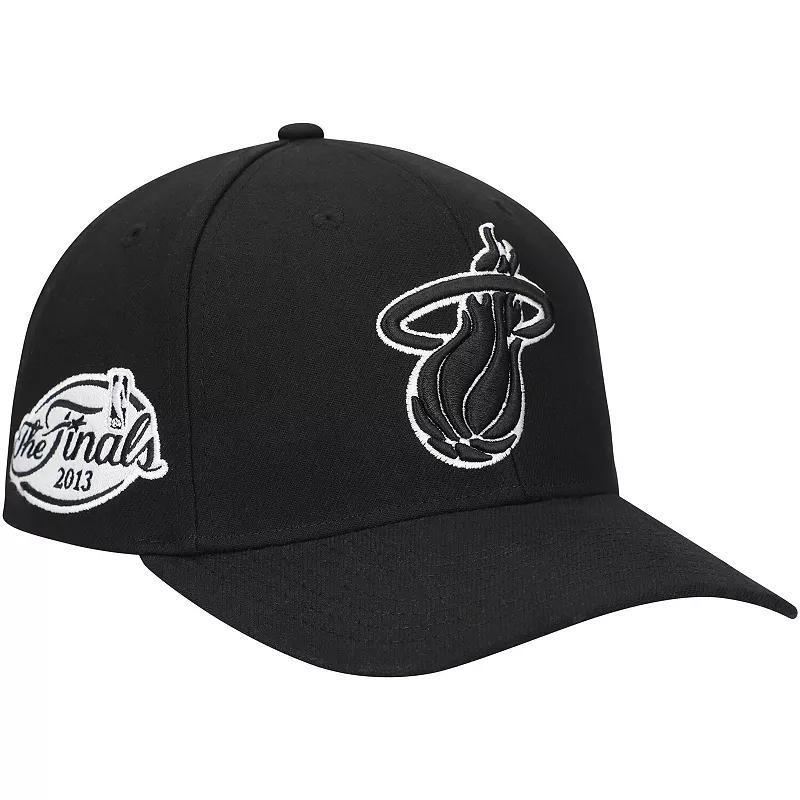 Mens Mitchell & Ness Miami Heat Panda Adjustable Hat Product Image