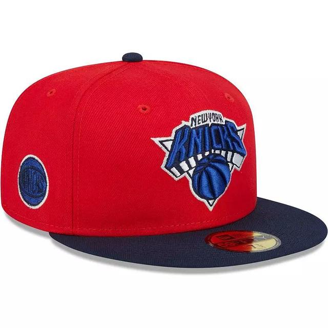 Mens New Era /Navy New York Knicks 59FIFTY Fitted Hat Product Image