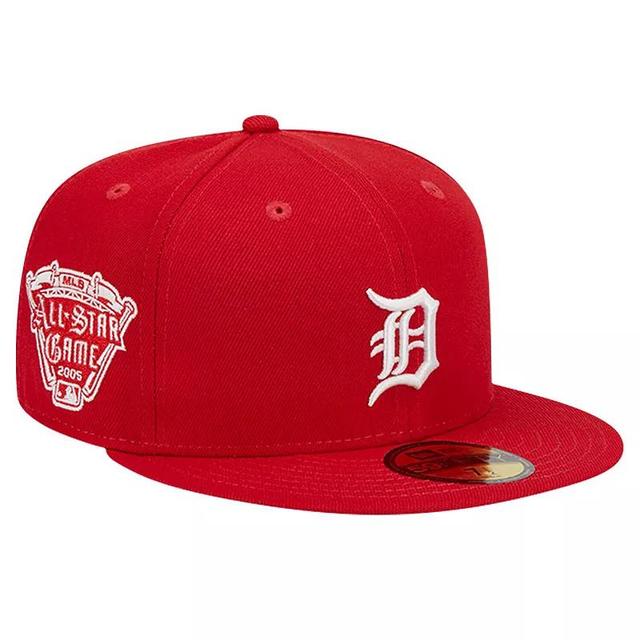 Mens New Era Detroit Tigers Logo 59FIFTY Fitted Hat Product Image