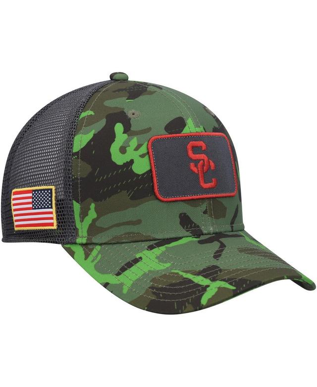 Mens Nike Camo Usc Trojans Classic99 Veterans Day Trucker Snapback Hat - Camo Product Image