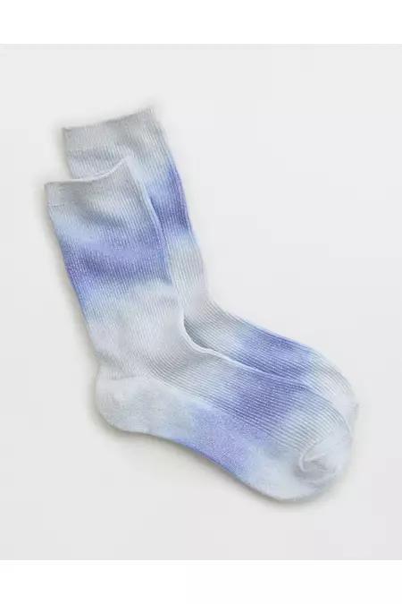 Aerie Ombre Glitter Crew Socks Women's Product Image