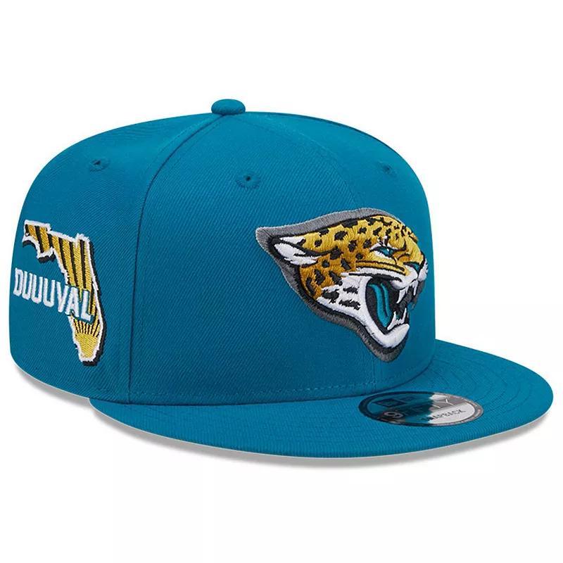 Mens New Era Teal Jacksonville Jaguars 2024 NFL Draft 9FIFTY Snapback Hat Product Image