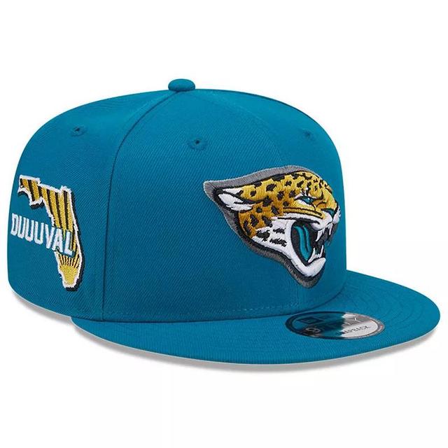 Mens New Era Teal Jacksonville Jaguars 2024 NFL Draft 9FIFTY Snapback Hat Product Image