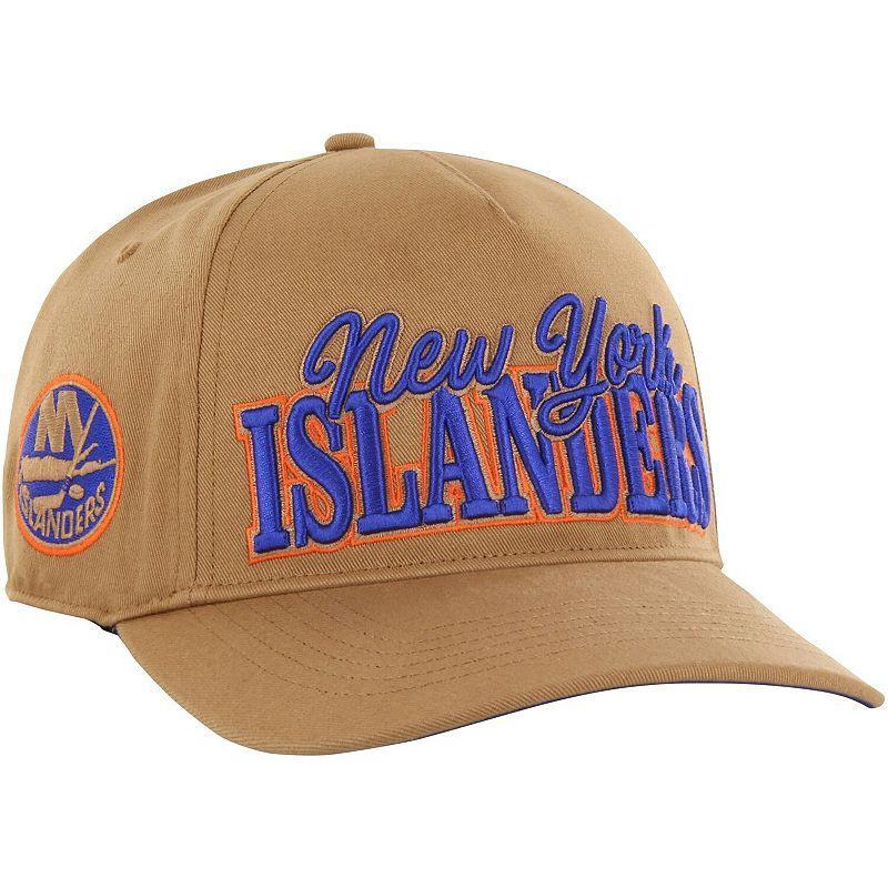 Mens 47 Tan New York Islanders Barnes Hitch Adjustable Hat Product Image