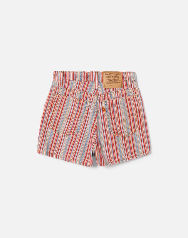 80s Levi's Orange Tab Striped Shorts Female Product Image