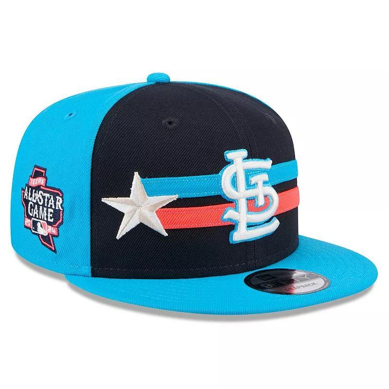 Mens New Era St. Louis Cardinals 2024 MLB All-Star Game 9FIFTY Snapback Hat, Blue Product Image