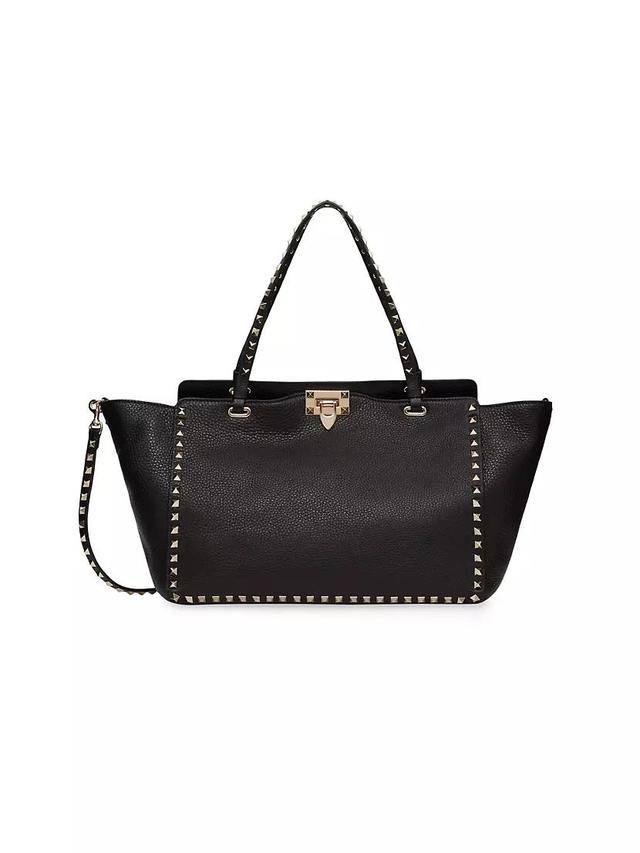 Medium Grainy Calfskin Rockstud Bag Product Image