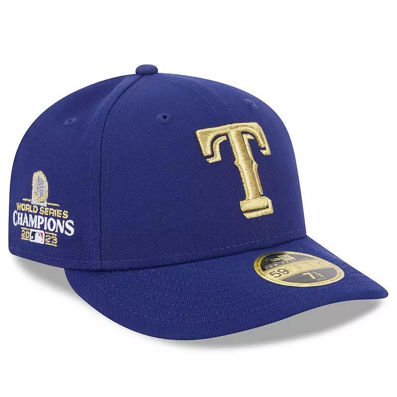 Mens New Era Royal Texas Rangers 2024 Gold Collection Low Profile 59FIFTY Fitted Hat Product Image