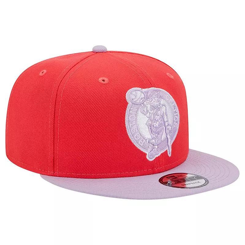 Mens New Era Red Boston Celtics 2-Tone Color Pack 9FIFTY Snapback Hat - Red Product Image