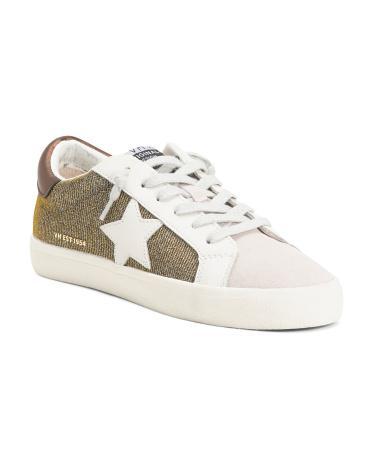 Leather Mikaela Sneakers for Women | Leather/Man-Made Sole/Metal Product Image