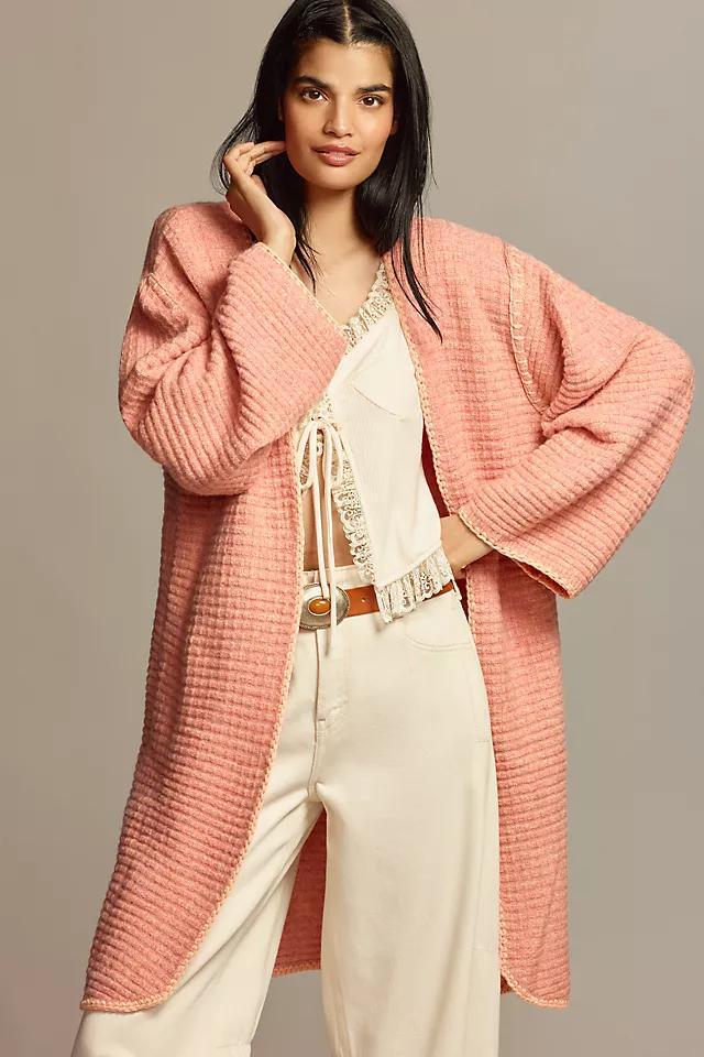 By Anthropologie Whipstitch Twofer Cardigan Sweater Product Image