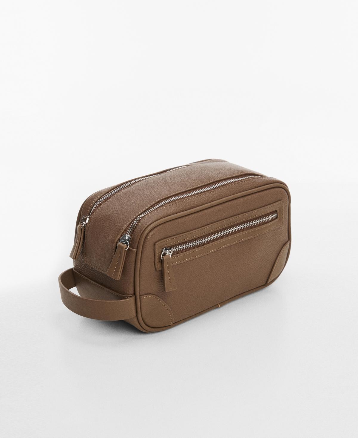 Mango Mens Zipped Pebbled Cosmetic Bag Product Image