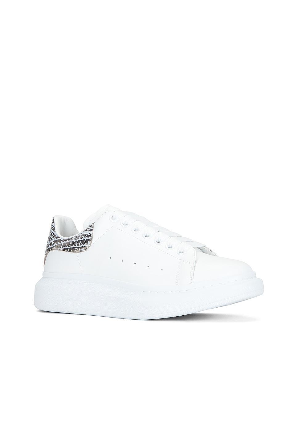 Alexander McQueen Oversized Sneaker in White Product Image