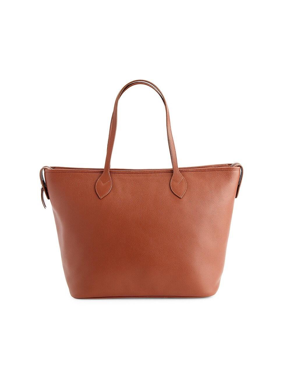 Womens Pebble Grain Wide Tote Bag Product Image