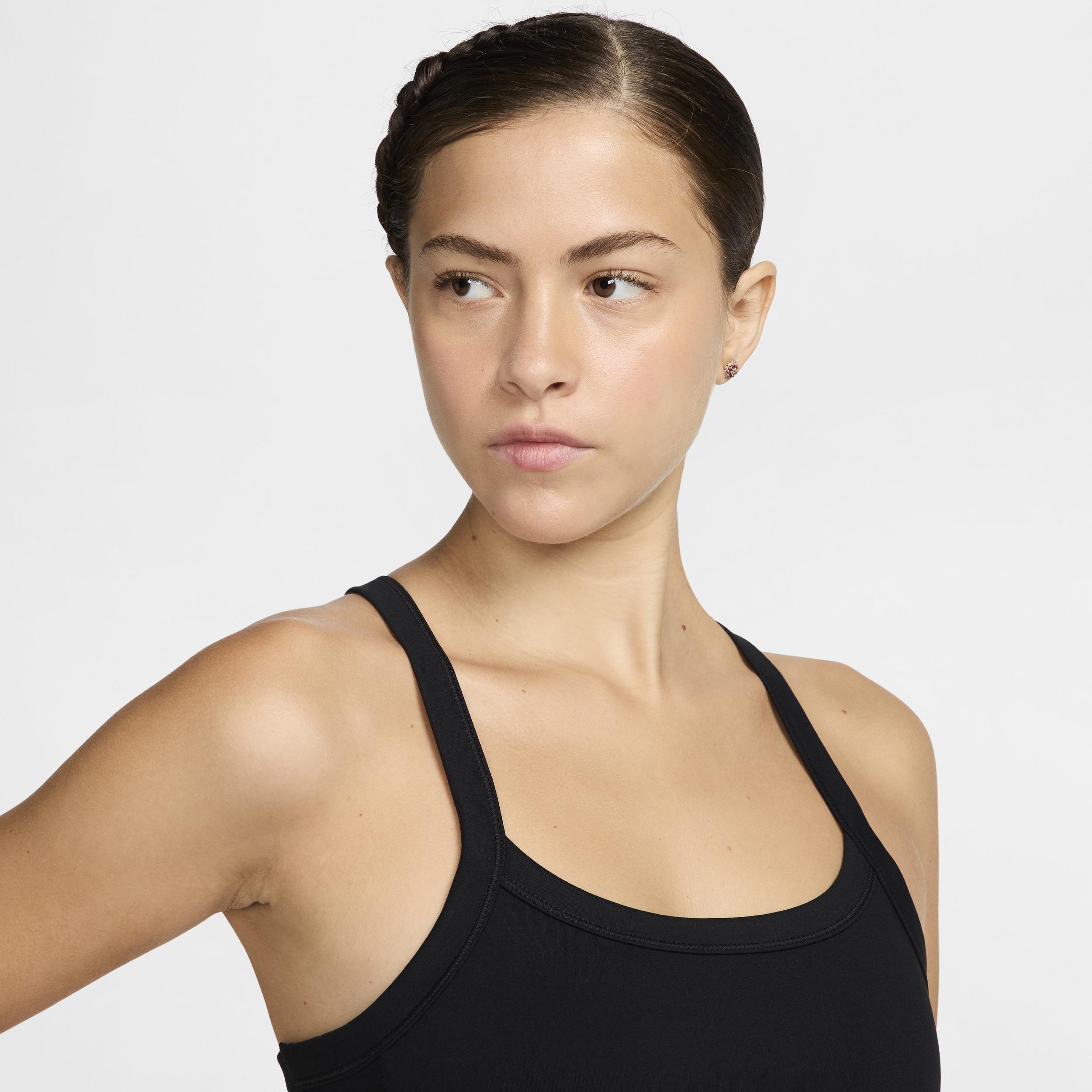 Nike One Fitted Women's Dri-FIT Strappy Cropped Tank Top Product Image