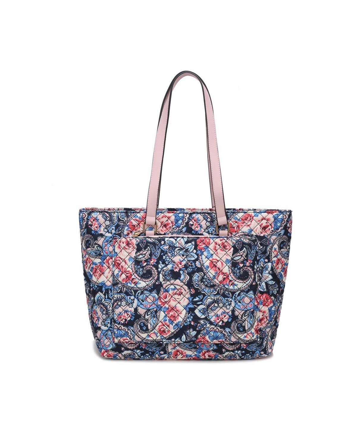 Mkf Collection Hallie Quilted floral Pattern Womens Tote Bag by Mia K Product Image