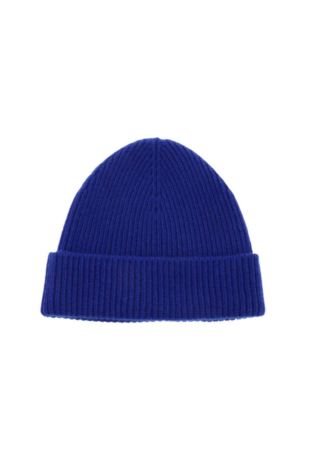 BURBERRY Ekd Beanie Hat In Blue Product Image