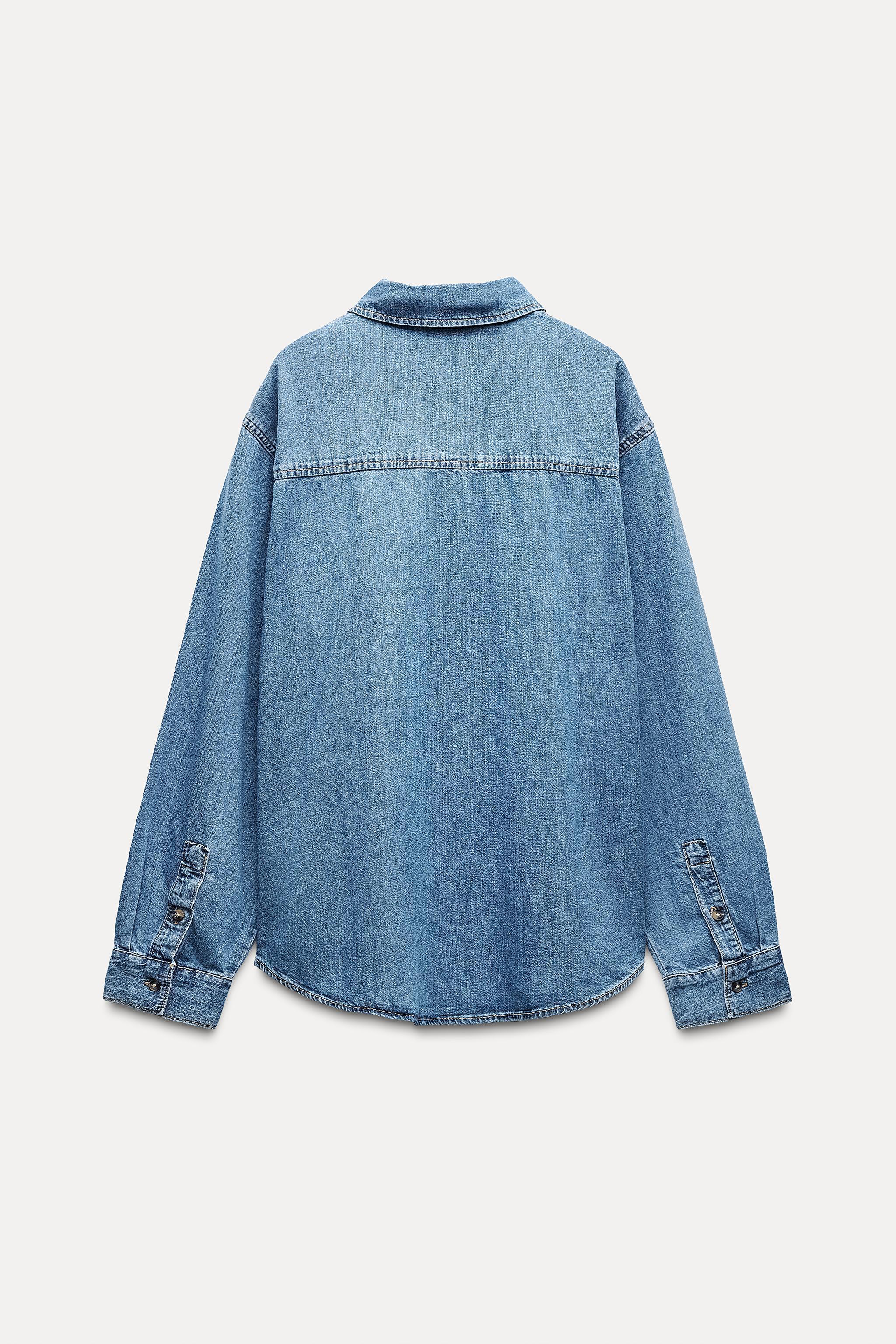 BASIC DENIM TRF SHIRT Product Image