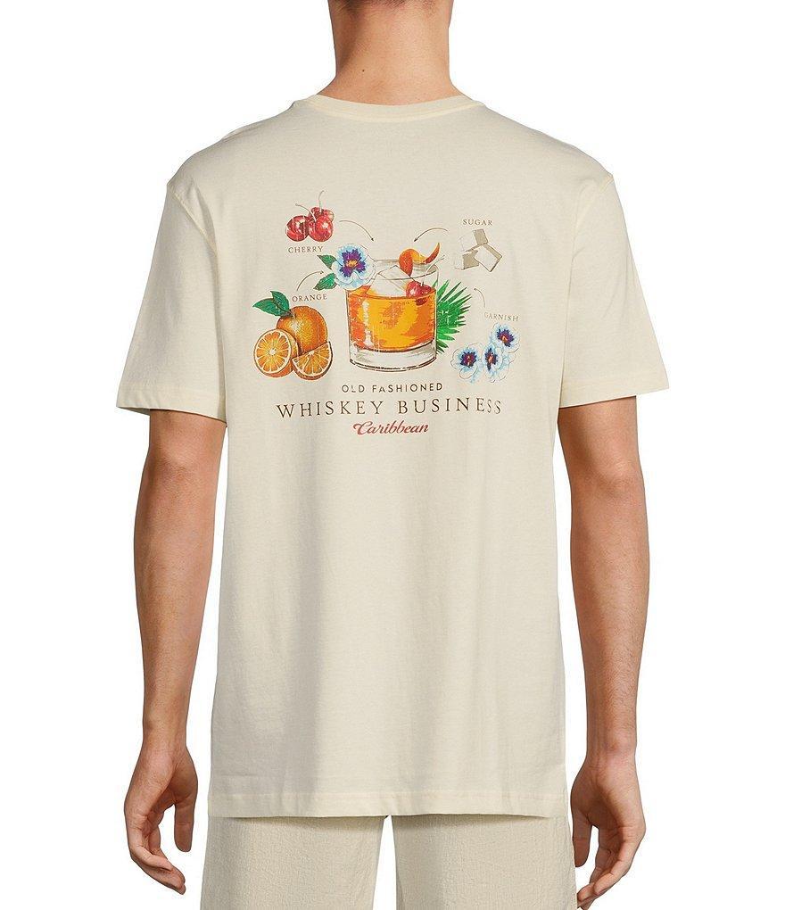 Caribbean Whiskey Business Graphic Short Sleeve T-Shirt Product Image