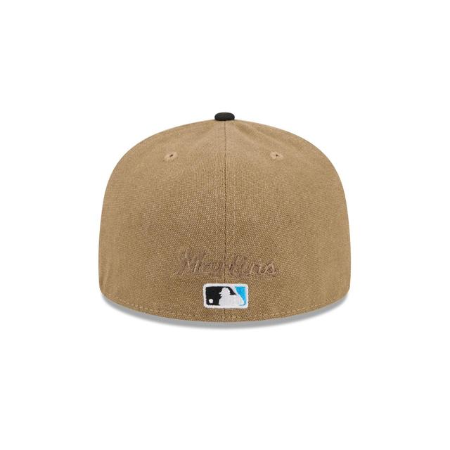 Houston Astros Canvas Crown 59FIFTY Fitted Hat Male Product Image