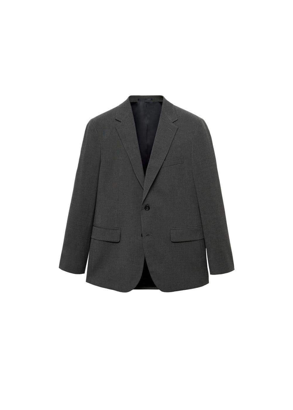 MANGO MAN - Stretch fabric slim-fit suit blazer greyMen Product Image