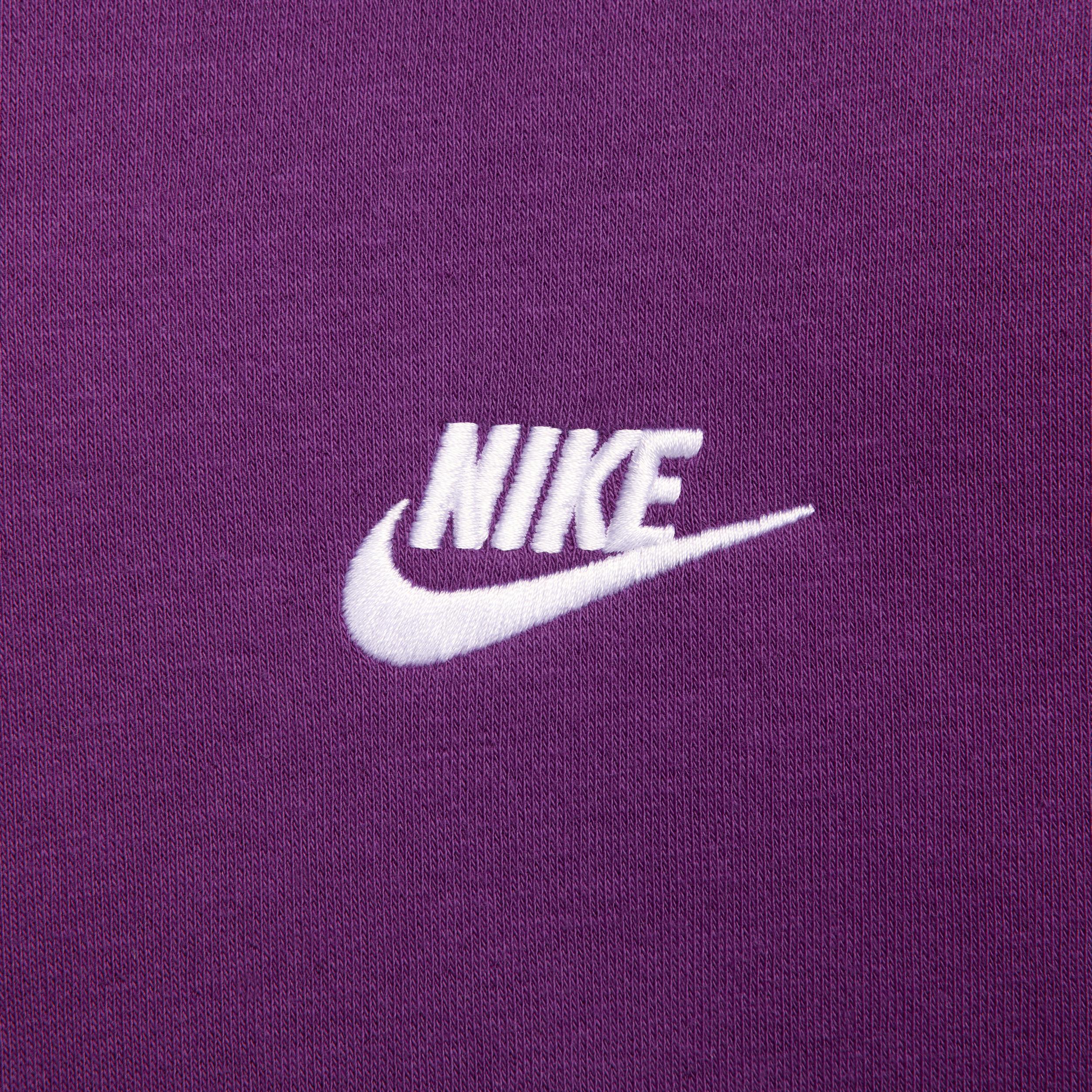 Nike Club unisex hoodie in viotech purple Product Image