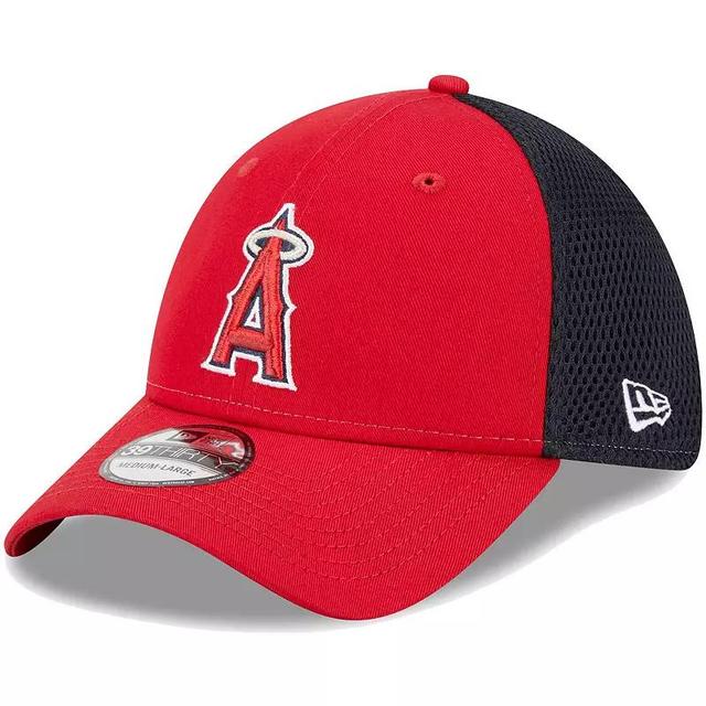 Mens New Era Los Angeles Angels Team Neo 39THIRTY Flex Hat Product Image