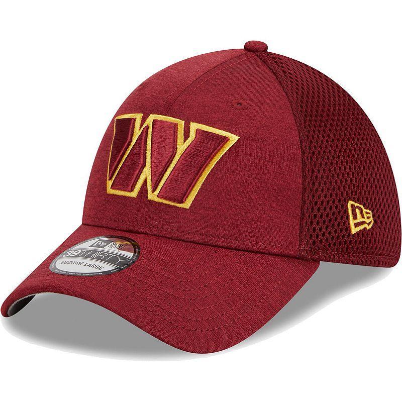 Mens New Era  Burgundy Washington Commanders  39THIRTY Flex Hat Product Image